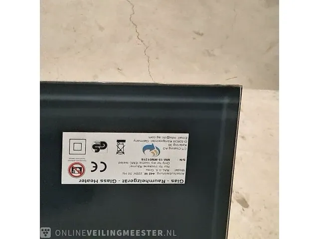 6x verwarmingspaneel ct-coating - afbeelding 1 van  7