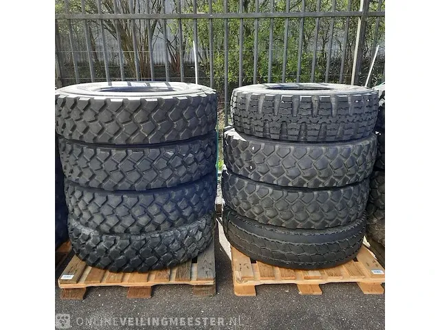 6x vrachtwagenband michelin, xzl - afbeelding 1 van  5