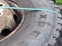 6x vrachtwagenband op velg, michelin, xde 2+, xze2+ - afbeelding 9 van  14