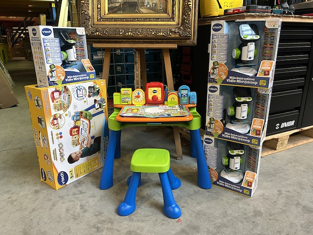 6x vtech speelgoed w.o. interactieve video microscoop - afbeelding 1 van  9