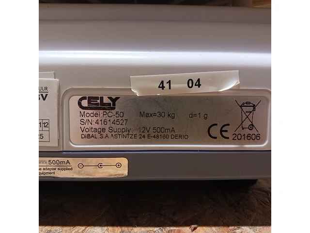 6x weegschaal cely, pc-50 - afbeelding 5 van  16