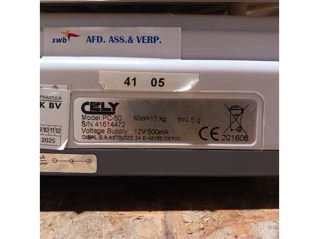 6x weegschaal cely, pc-50 - afbeelding 7 van  16