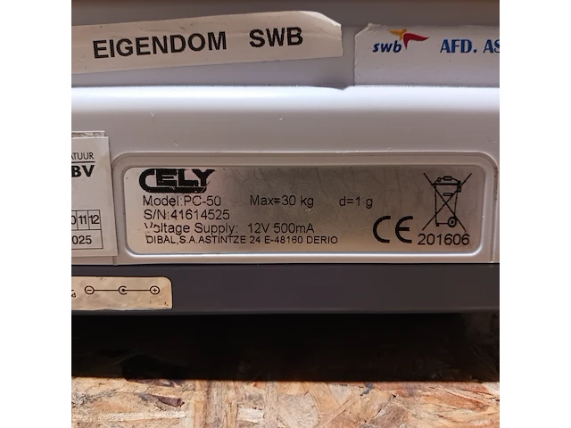 6x weegschaal cely, pc-50 - afbeelding 14 van  16