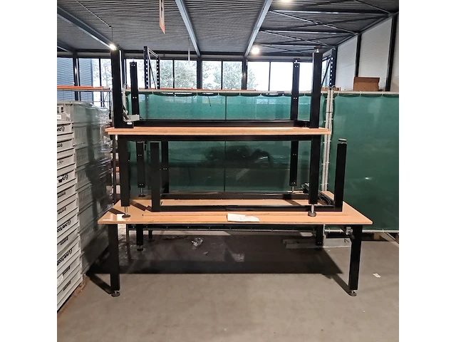 6x werktafel, techni meubel - afbeelding 2 van  12