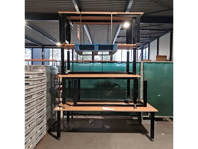 6x werktafel, techni meubel - afbeelding 4 van  12