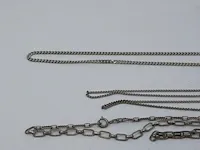 6x zilveren ketting en 1x hanger - afbeelding 7 van  13