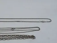 6x zilveren ketting en 1x hanger - afbeelding 8 van  13