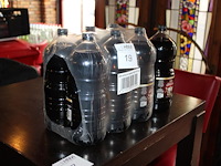 7 flessen rode wijn castillo de gredos. totaal 14 liter.