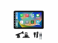 7 inch auto navigatie systeem met draadloze carplay android auto universeel geschikt voor alle auto's 2024 model zwart - afbeelding 1 van  3