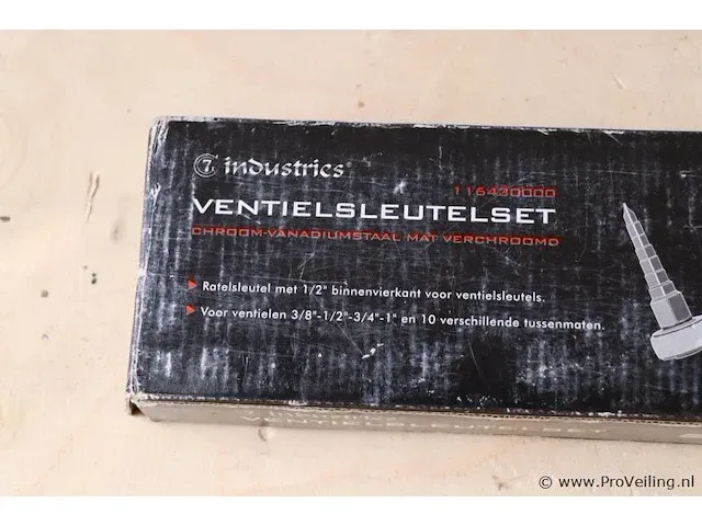 7 industries ventiel set in opbergkist - afbeelding 3 van  3