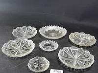 7 kristallen schalen - afbeelding 1 van  5