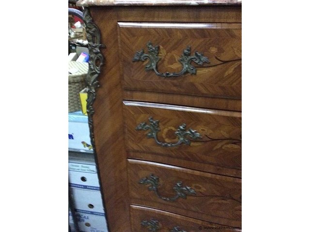 7-laden kast /40marmeren blad perfect - afbeelding 4 van  9