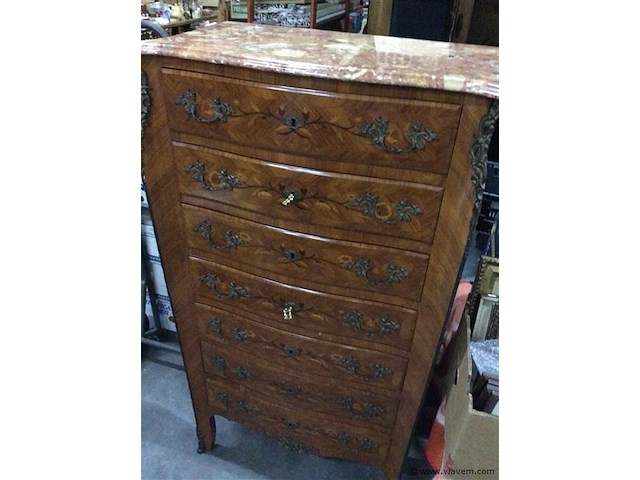 7-laden kast /40marmeren blad perfect - afbeelding 9 van  9