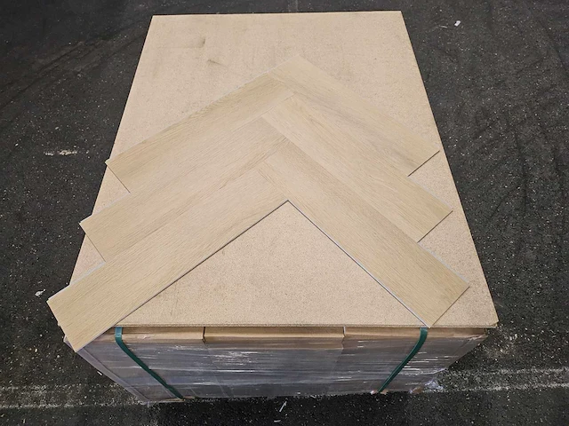 7 m2 pvc spc click visgraat - 610 x 150 x 4 mm - afbeelding 3 van  3