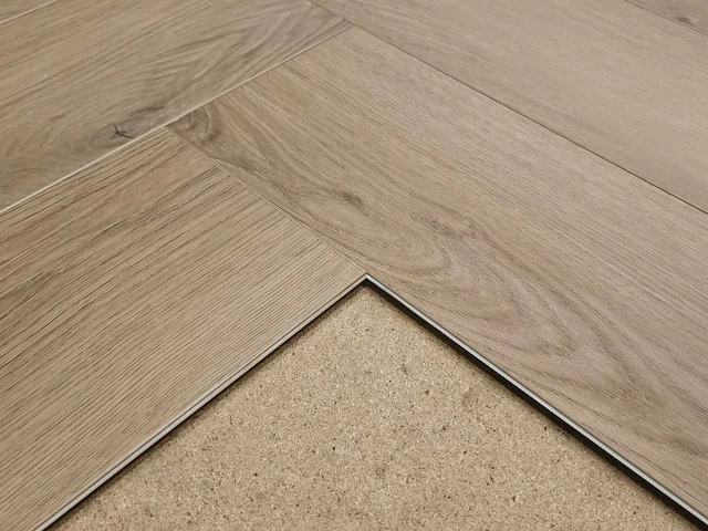 7 m2 pvc spc click visgraat - 750 x 150 x 6 mm - afbeelding 2 van  3