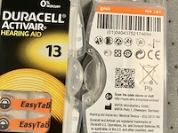 7 pakjes duracell gehoorapparaat batterijen met 6 stuks oranje - afbeelding 5 van  5