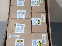 7 verpakkingen spaanplaatschoeven 5..0 x 60 (d1616 - afbeelding 1 van  3