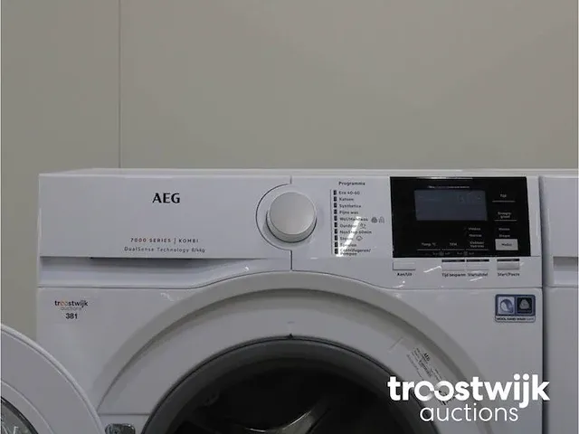 7000 series | kombi dualsense technology wasmachine & aeg 8000 series | lavatherm absolutecare system droger - afbeelding 3 van  8