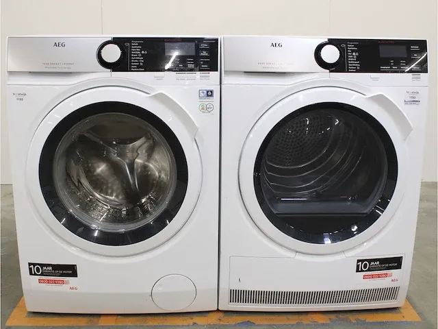 7000 series | lavamat prosteam technology wasmachine & aeg 8000 series | lavatherm absolutecare system droger - afbeelding 1 van  8