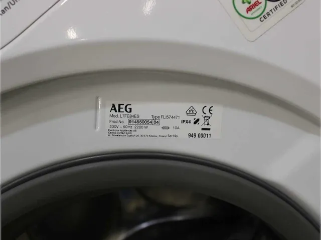 7000 series | lavamat prosteam technology wasmachine & aeg 8000 series | lavatherm absolutecare system droger - afbeelding 5 van  8
