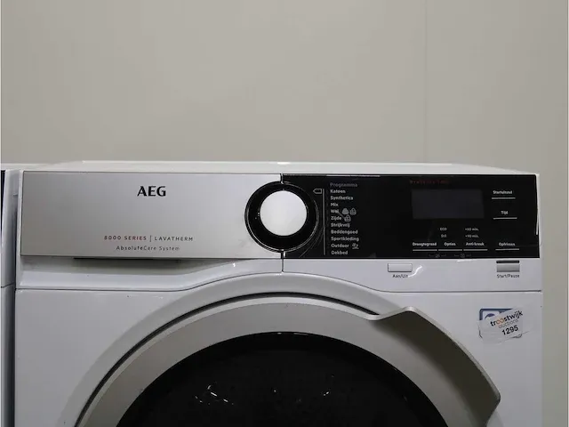 7000 series | lavamat prosteam technology wasmachine & aeg 8000 series | lavatherm absolutecare system droger - afbeelding 6 van  8