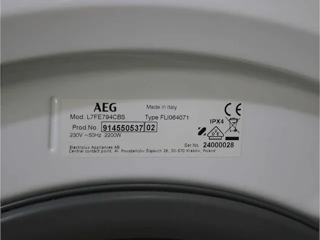 7000 series | lavamat prosteam technology wasmachine - afbeelding 4 van  6