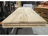 7.31 m2 rustiek eiken wagondelen 32 x 195 mm 15 st./ 250 cm. - afbeelding 4 van  5