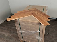 74 m2 parket eiken visgraat mutliplank - 660 x 110 x 14 mm - afbeelding 4 van  4