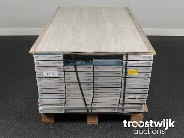 74 m2 pvc-click plank - 1318 x 189 x 4 mm - afbeelding 4 van  4