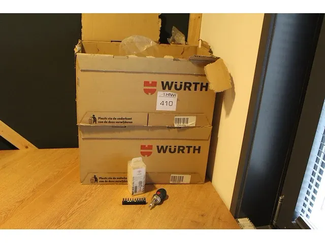 75 wurth ratelschroevendraaiers mini, met bitset in twee dozen, ruim 75 stuks - afbeelding 1 van  3