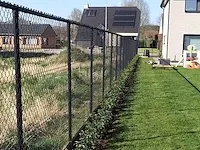 75m gaas hekwerk zwart, hoogte 200cm - afbeelding 2 van  3