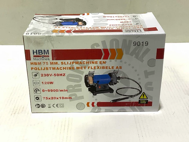 75mm met flexibele as - polijst / slijpmachine - afbeelding 2 van  4