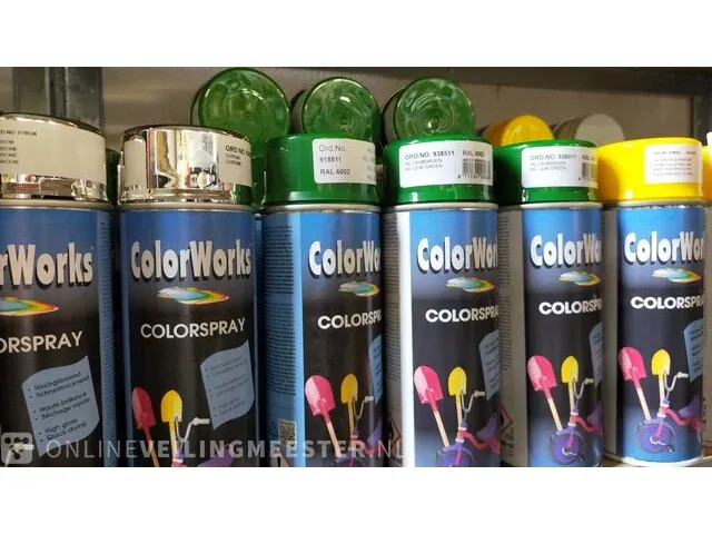 76 x spuitlak colorworks - afbeelding 2 van  4