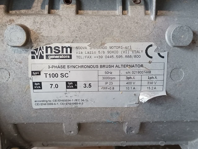 7kva 400 volt aggregaat - afbeelding 7 van  15