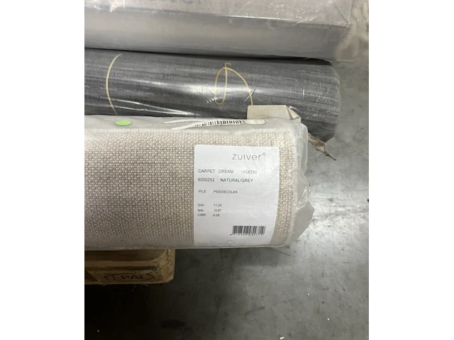 7x a-merk vloerkleden op pallet zuiver, dutchbone, white label living - afbeelding 2 van  7