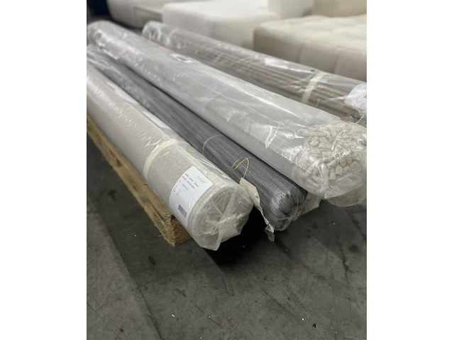 7x a-merk vloerkleden op pallet zuiver, dutchbone, white label living - afbeelding 6 van  7