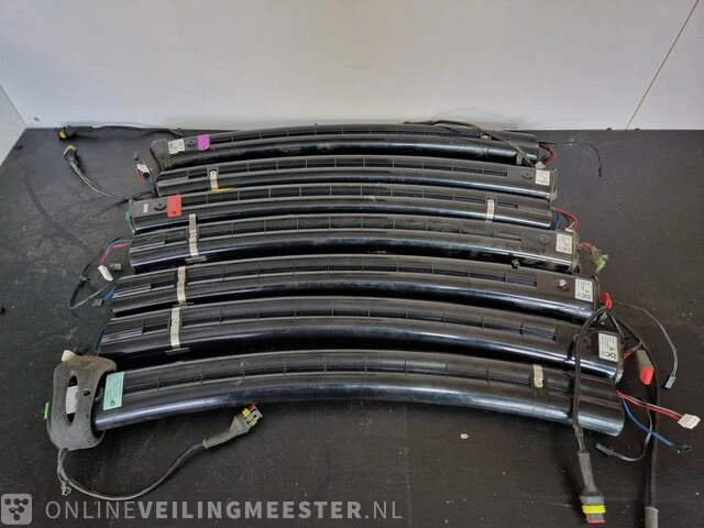 7x accu's sparta/batavus, zwart - afbeelding 1 van  8