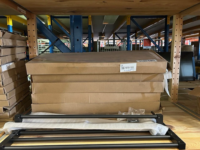 7x badkamer handdoekenrek zwart - afbeelding 1 van  4