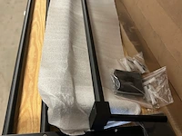 7x badkamer handdoekenrek zwart - afbeelding 4 van  4