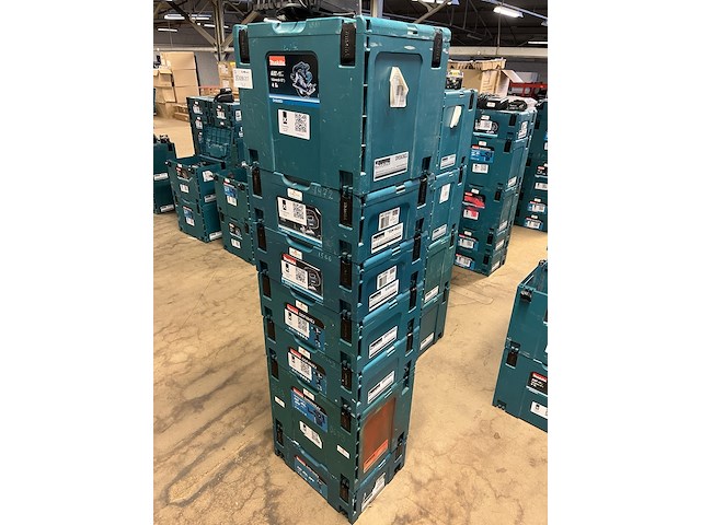 7x bouwgereedschap, 1x 18v accu, 1x lader, m-boxen makita, 2x djv182zj, 1x dhs630zj, 1x dhr242zjv, 2x ddf484zj - afbeelding 5 van  5