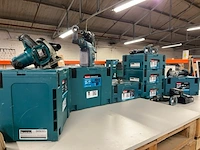 7x bouwgereedschap, 1x 18v accu, 1x lader, m-boxen, makita - afbeelding 12 van  23