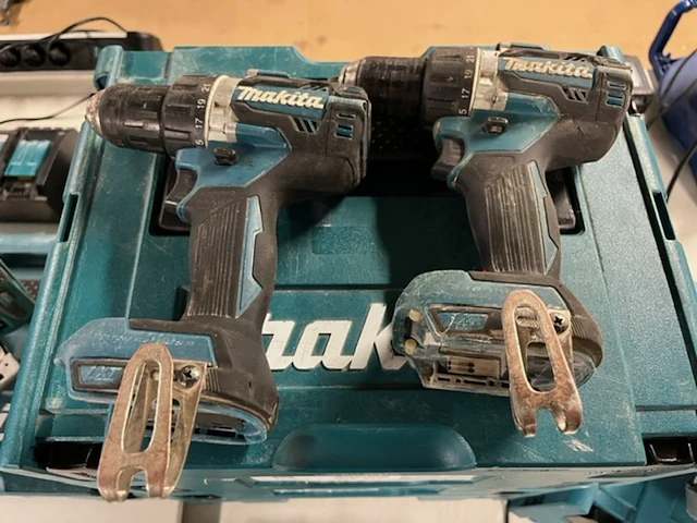 7x bouwgereedschap, 1x 18v accu, 1x lader, m-boxen, makita - afbeelding 7 van  23