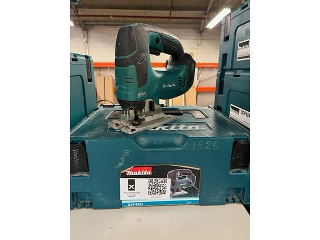 7x bouwgereedschap, 1x 18v accu, 1x lader, m-boxen, makita - afbeelding 22 van  23