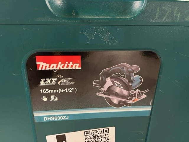 7x bouwgereedschap, 1x 18v accu, 1x lader, m-boxen, makita - afbeelding 13 van  23