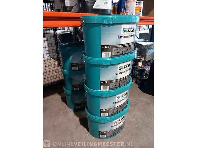 7x buitenlatex setta, ral 9010 - afbeelding 1 van  4