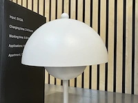 7x design tafellamp verschillende kleuren wit licht, dimbaar en oplaadbaar usb-c wit - afbeelding 4 van  7