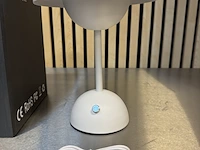 7x design tafellamp verschillende kleuren wit licht, dimbaar en oplaadbaar usb-c wit - afbeelding 5 van  7
