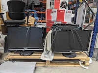 7x diverse monitor met diverse bekabeling o.a. samsung, dell - afbeelding 2 van  8
