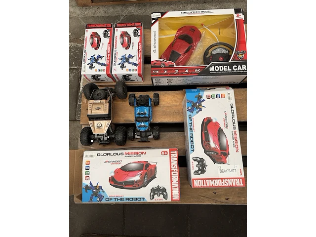 7x diverse rc auto's - afbeelding 1 van  6