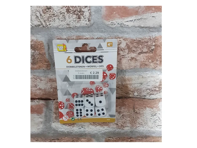 7x dobbels op kaart - afbeelding 1 van  3